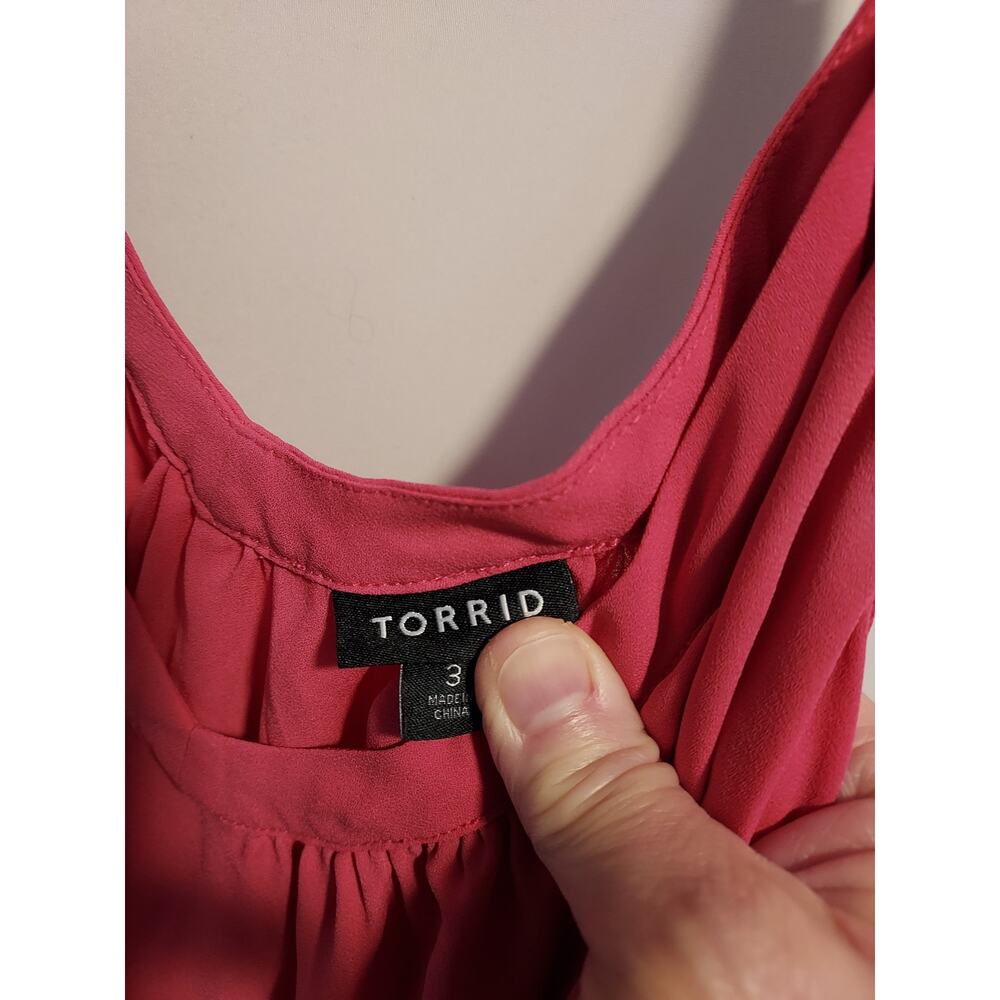 Torrid Sophie Chiffon Swing Cami - pink - Women's 3XL - Picture 3 of 4